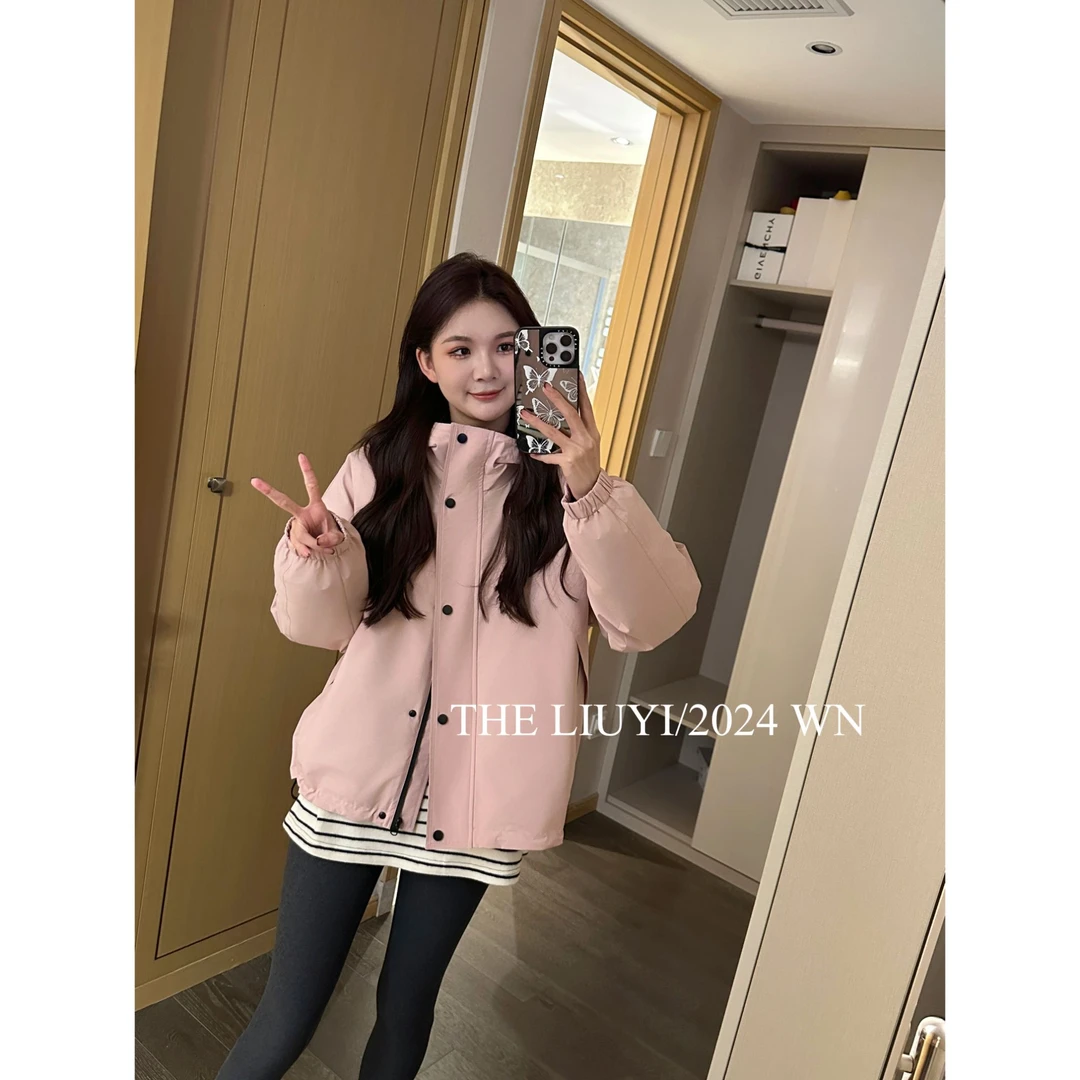 【LIUYI】极地三合一男女冲锋衣~冬季90白鸭绒可拆卸羽绒服410305