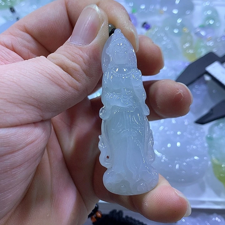 翡翠未镶嵌颈饰天然翡翠A货吊坠