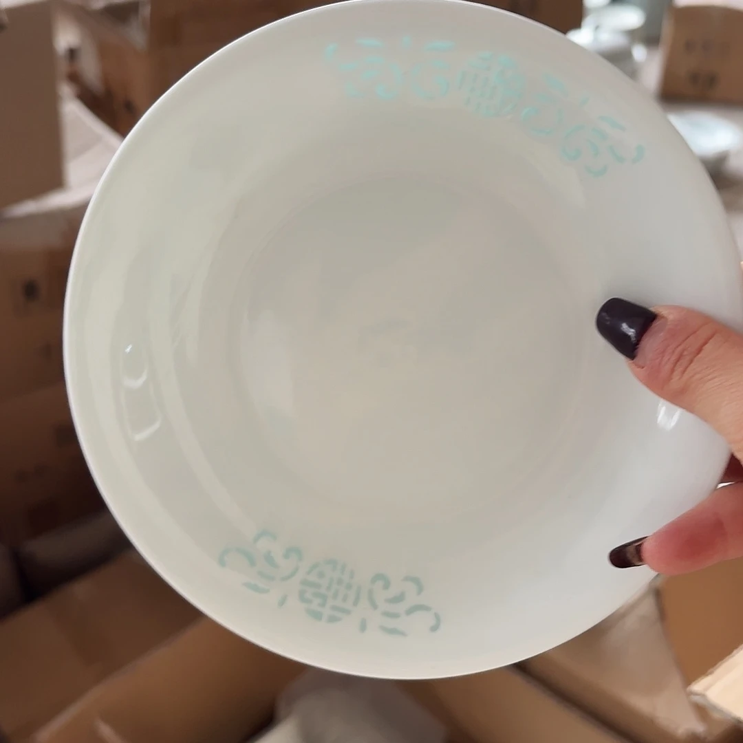 搪瓷景德镇骨碟青福两个无底款好的