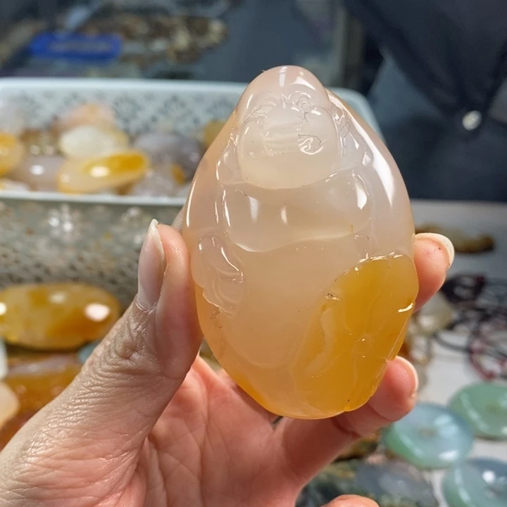 玛瑙/玉髓吊坠(不含链)未镶嵌