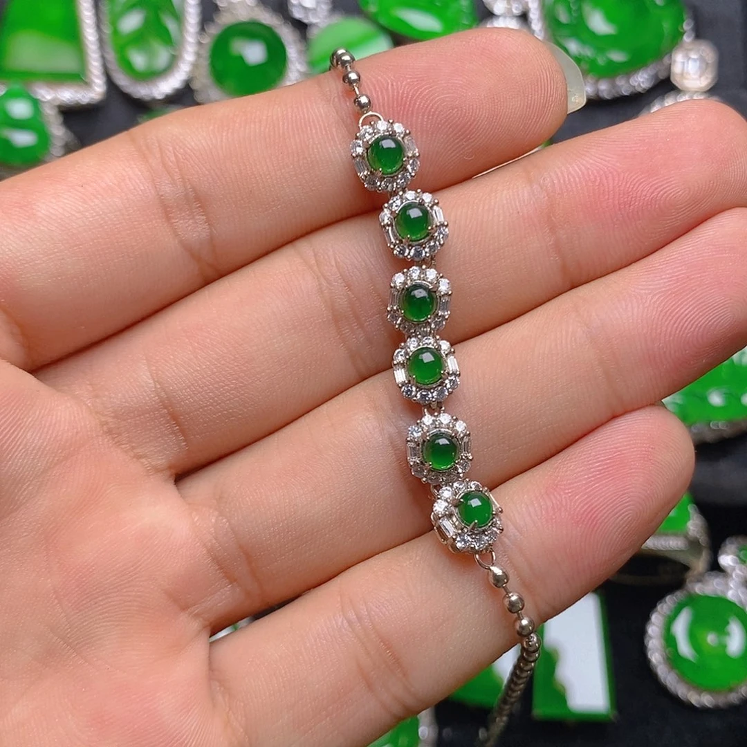 翡翠未镶嵌手链手链