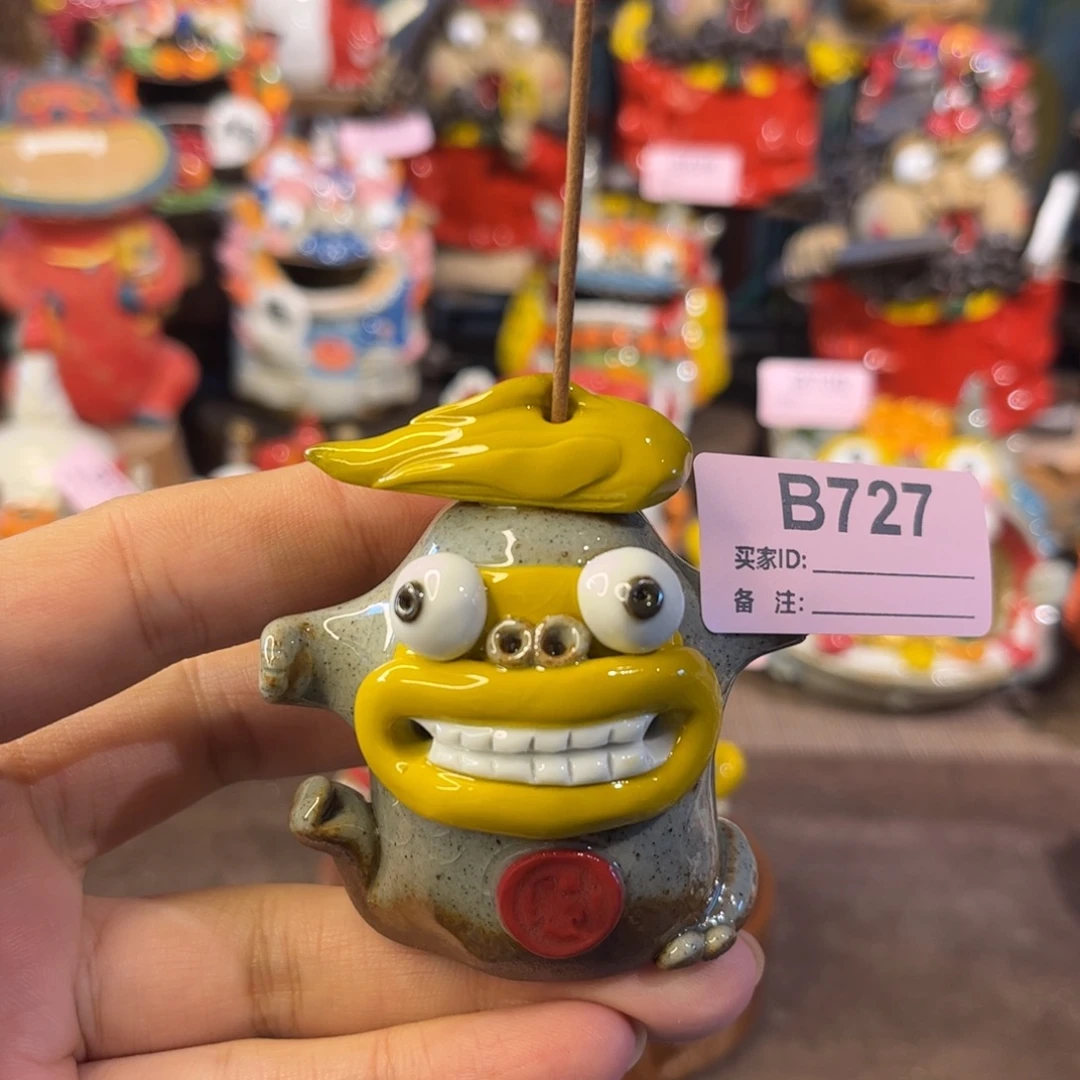泥塑纯手工茶宠摆件
