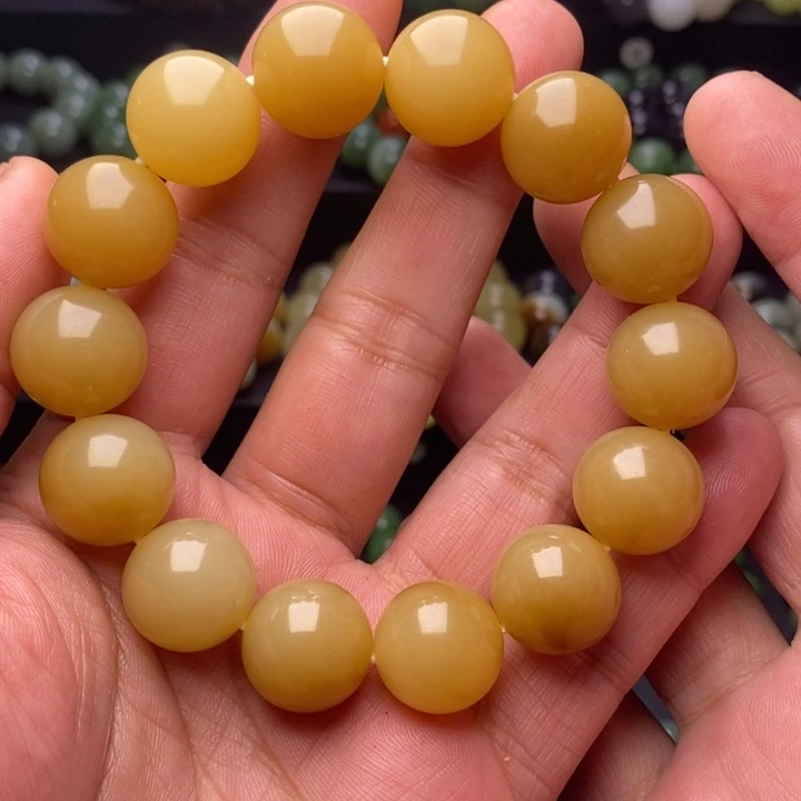 五***石和田玉未镶嵌手串