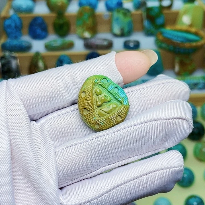 绿松石珠宝奇石未镶嵌