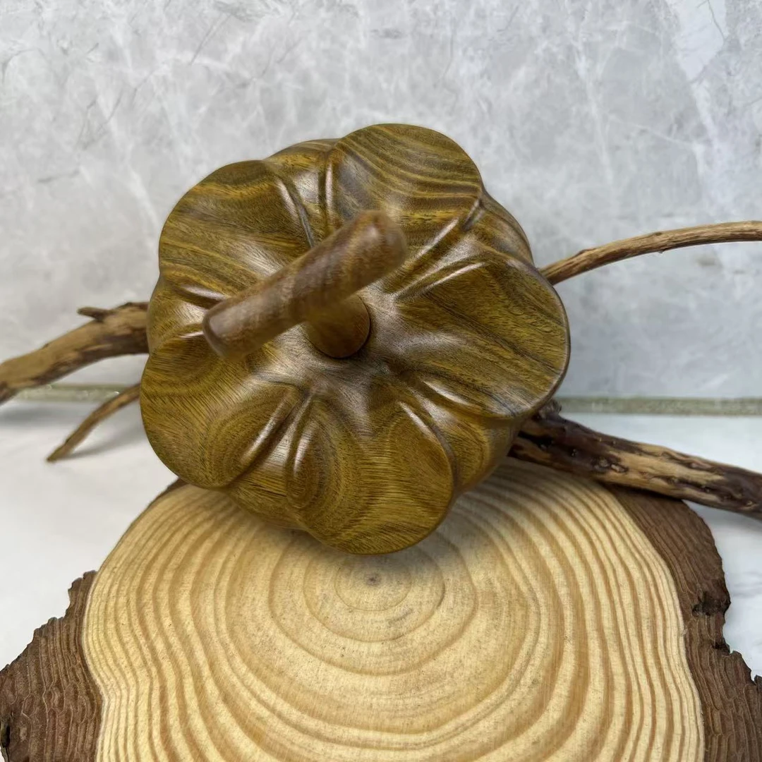 绿檀花瓣28齿高山绵羊角圆盘经络按摩梳头部按摩经络梳