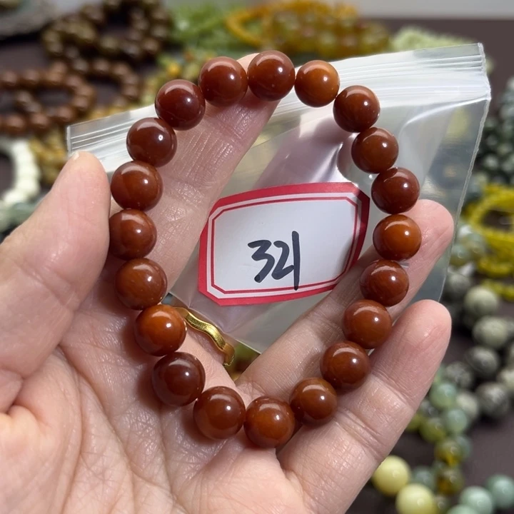 蛇纹石玉未镶嵌手链