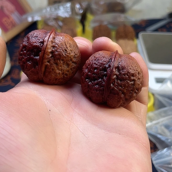 文玩核桃把件26奶酪元宝38