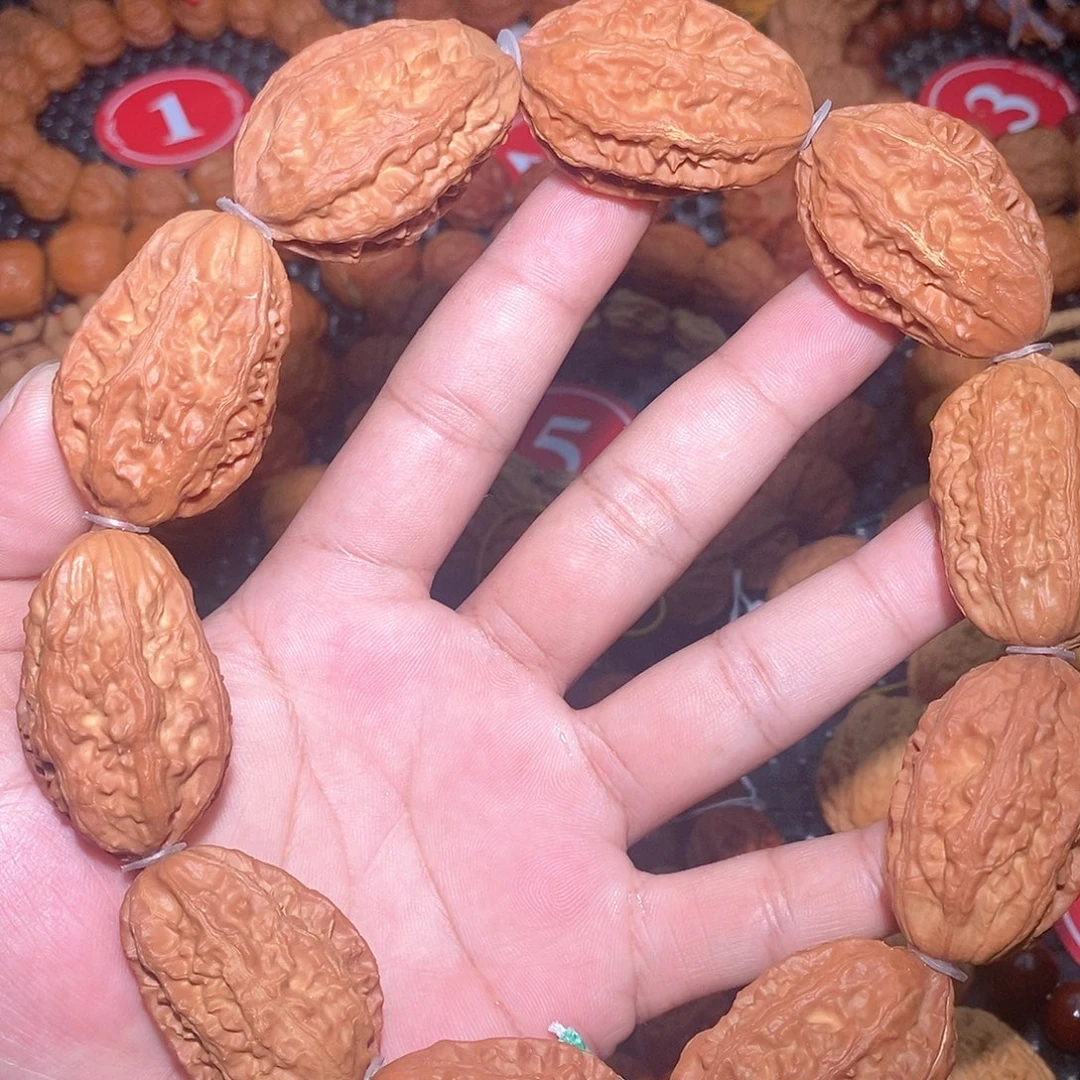 文玩核桃手串柳叶