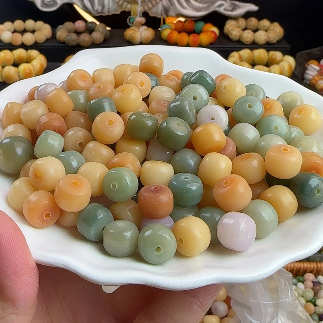 菩提根/象牙果手串卡11茉莉汉堡500颗批发