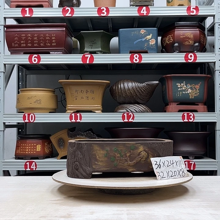 紫砂花盆紫砂花盆