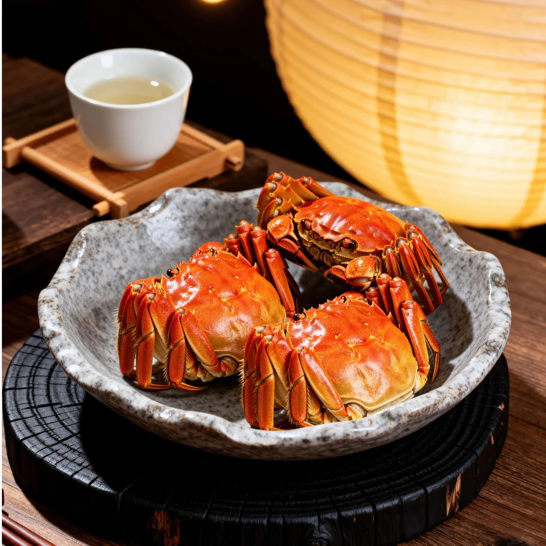 【活蟹】金标母3.3-3.6两+公4.3-4.6加两只到手6/8/10只精品大闸蟹B