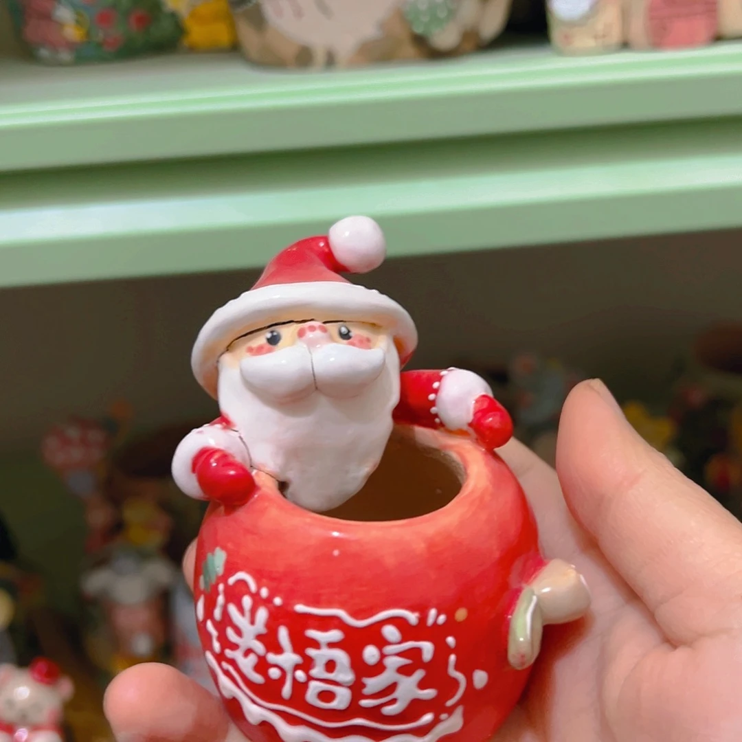 瑕疵福福老梧家纯手工多肉花盆