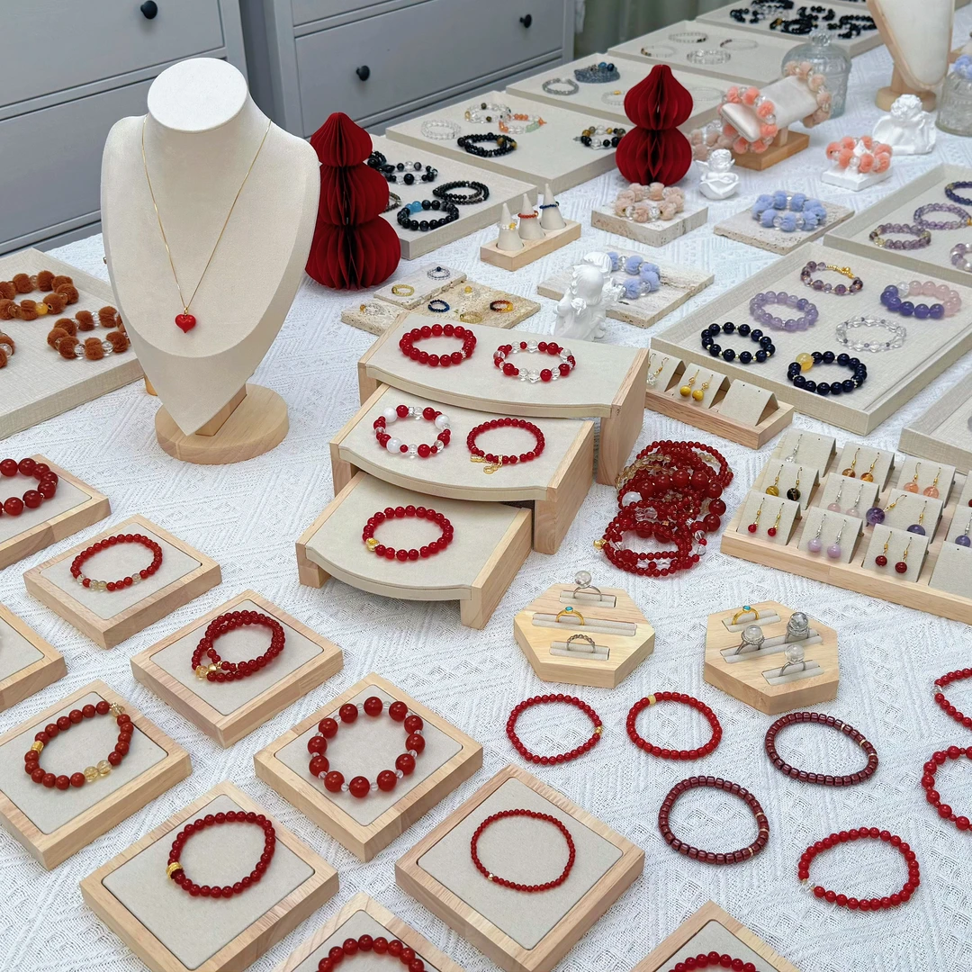 一颗星星【南红项链+18k金+石音质玉+淡水珍珠+碧玺+青金石】