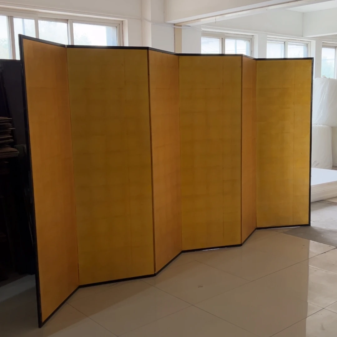 绘画屏风框画茶空间设计