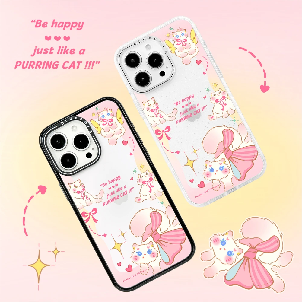 Bluecorn联名Purrpurr Club PiPi乐园适用于iPhone16/15/14手机壳