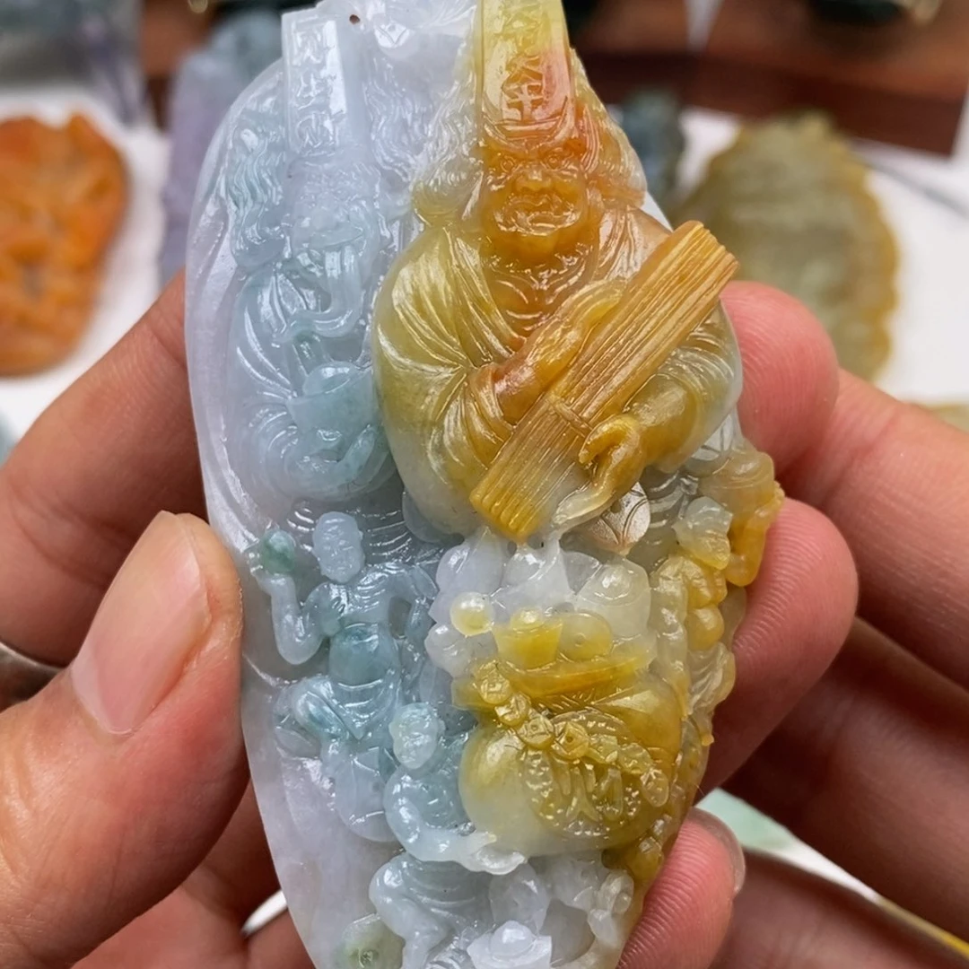 渴***限定制翡翠未镶嵌天然A货翡翠Z