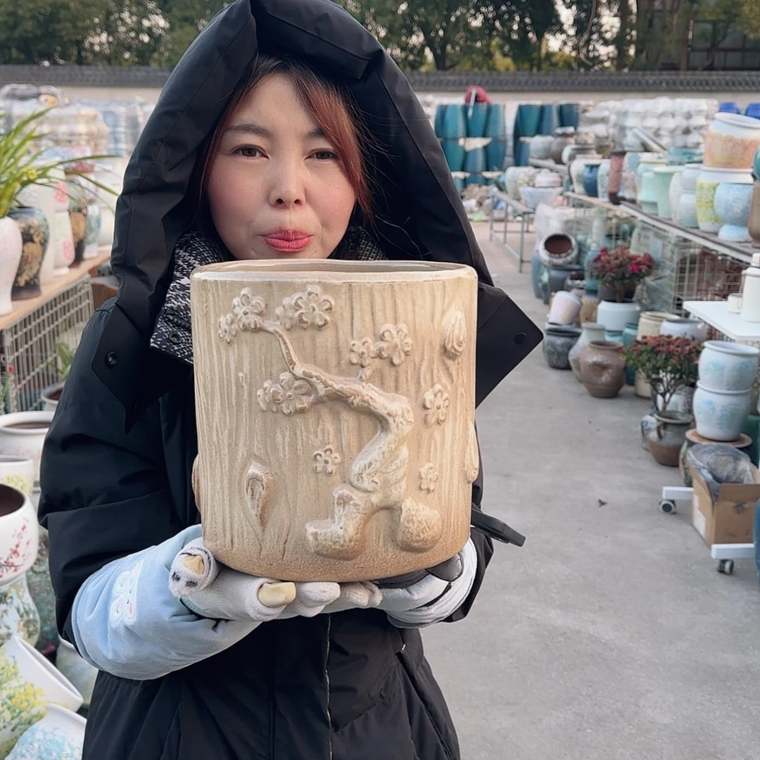 王嫂花盆1214-313高20口20