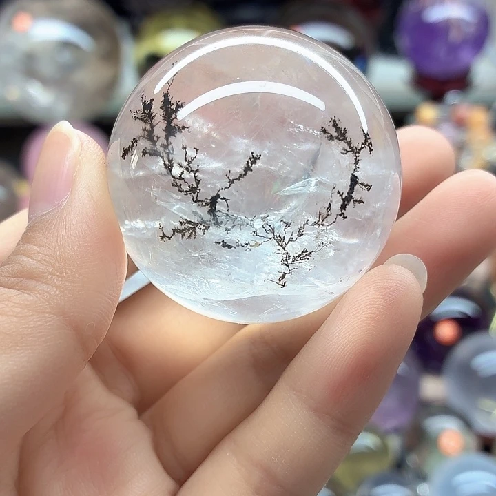 珠宝半成品水晶未镶嵌发财树4.4