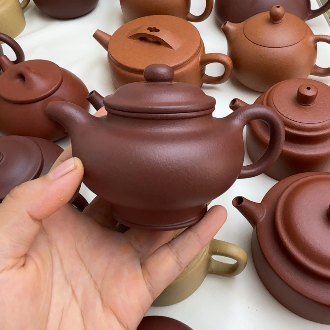 茶壶紫砂紫泥掇只140cc