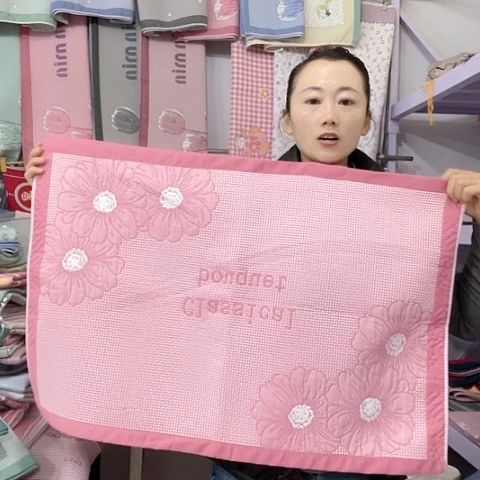 棉特价粉色花开富贵