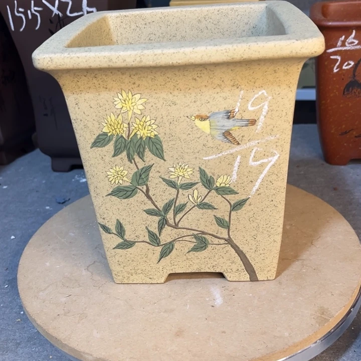 紫砂花盆紫砂花盆