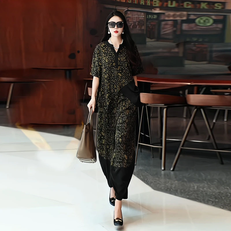 25夏季高端轻奢女装时尚气质套装女宽松减龄高价感穿搭二件套