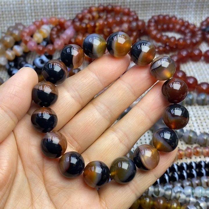 玛瑙/玉髓手链未镶嵌