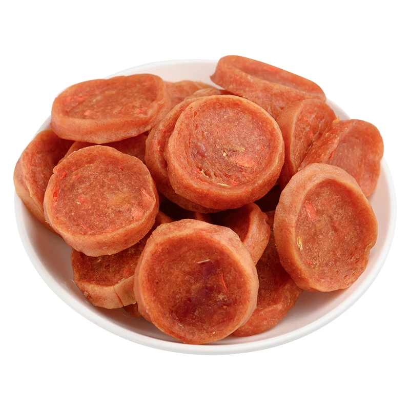 A-67-鸡肉圆片100g工厂自产200种每日鲜宠物零食狗零食营养更全面
