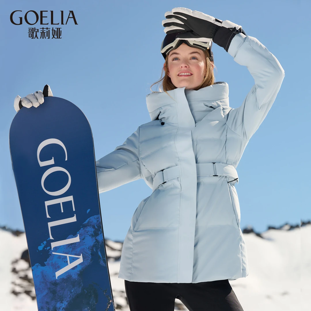 歌莉娅短款连帽极寒鹅绒服羽绒服1BNJ8B0D0