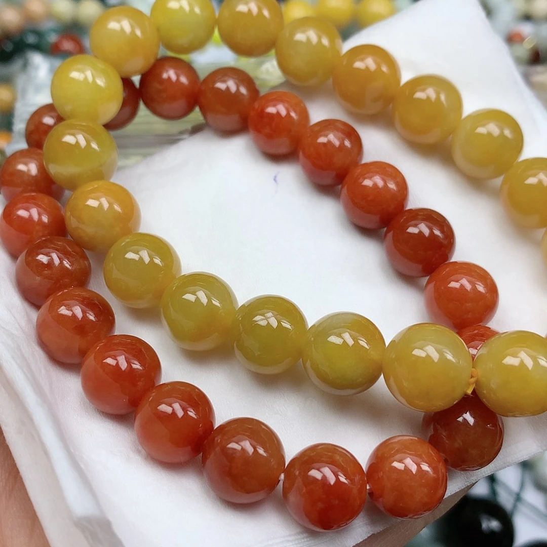 翡翠颈饰未镶嵌美**花翡翠