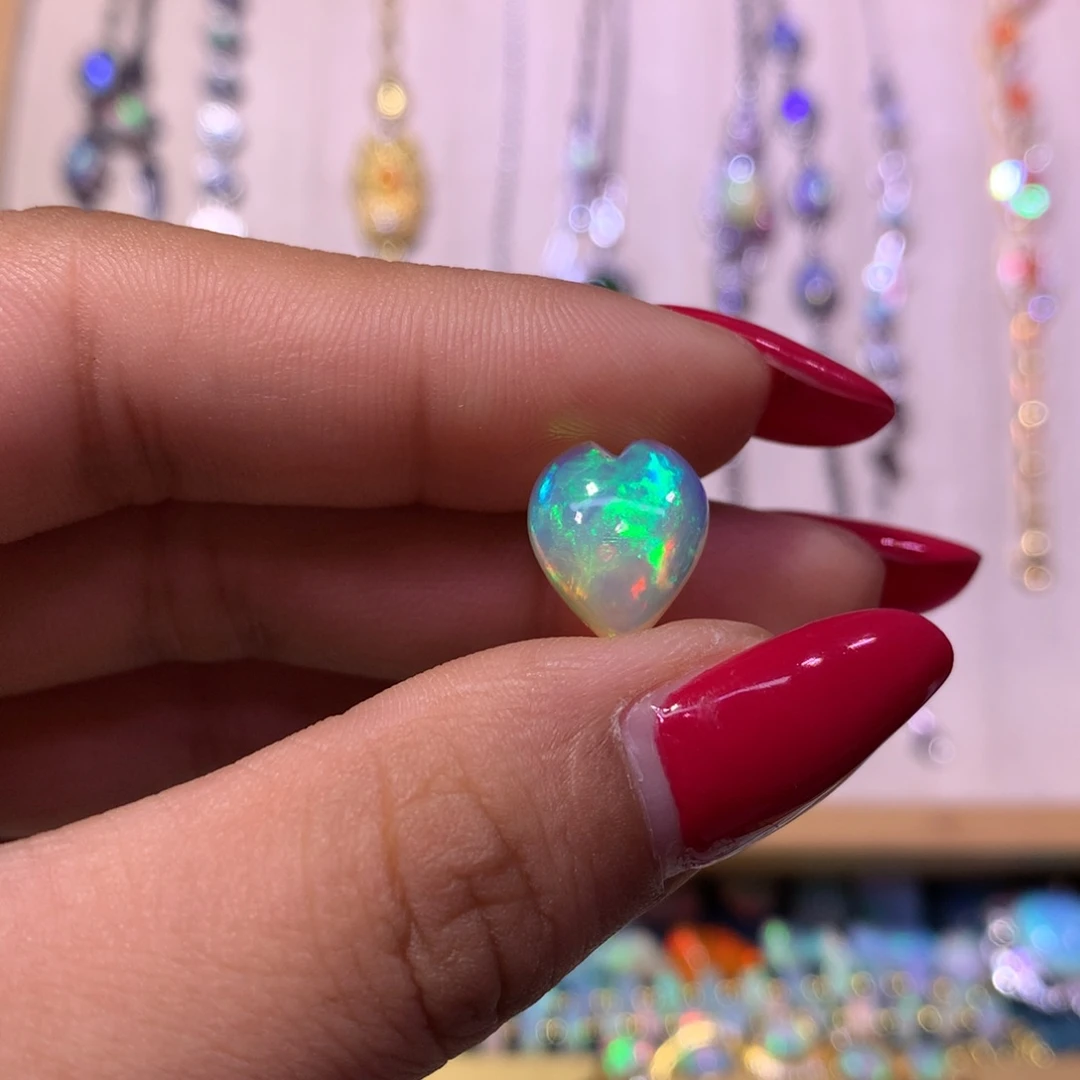 1***1欧泊银S925镶嵌裸石定制