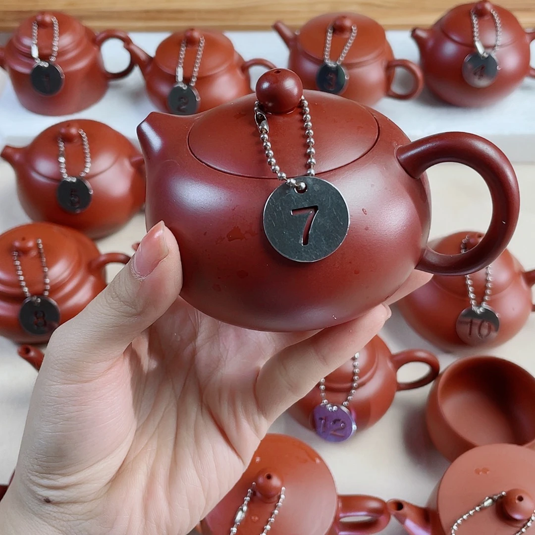 潮州朱泥壶大西施内嵌220