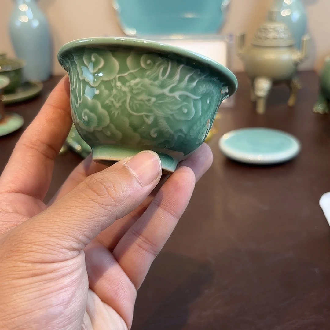 瓷片龙泉青瓷福利青瓷