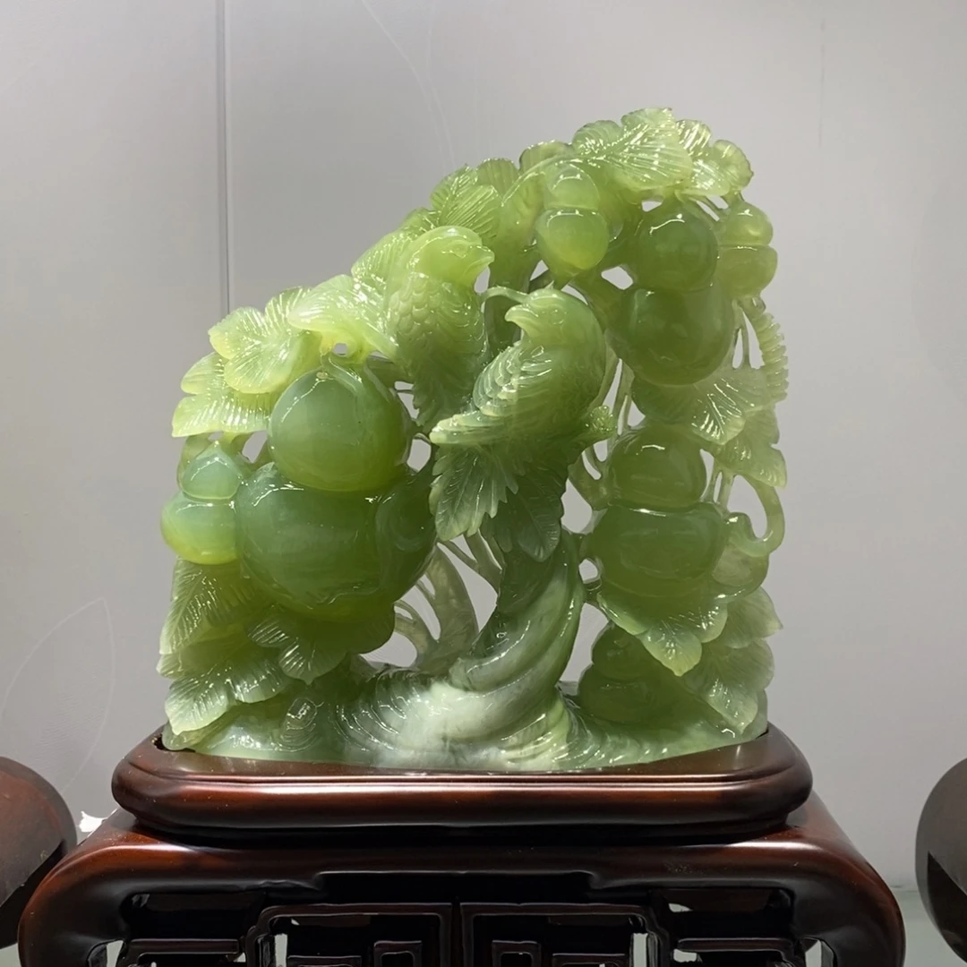 【闪购商品】玉家居摆件手工雕刻