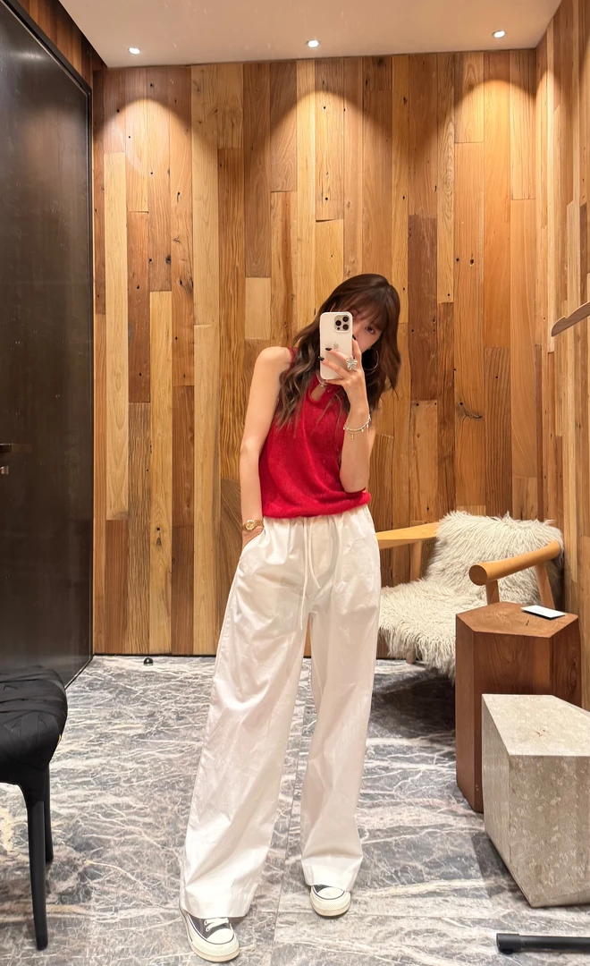 【Azlg】  初夏棉直筒宽松休闲裤903