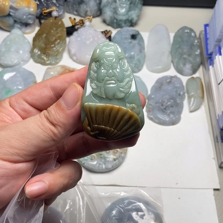 颈饰未镶嵌翡翠钟馗29