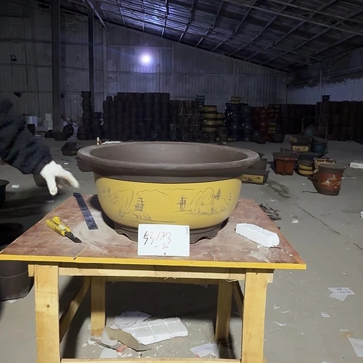 紫砂花盆手工制作20