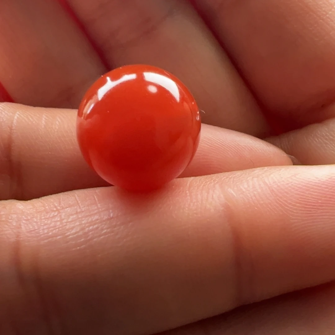 南红玛瑙圆珠14未镶嵌彬**滔