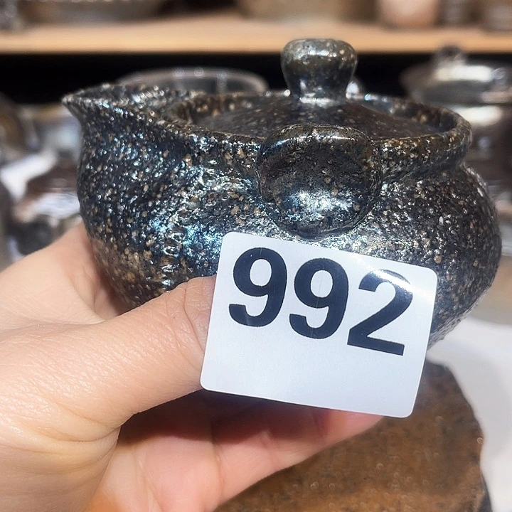 壶高温柴烧陶泥宝瓶