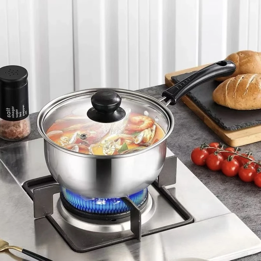 【主播补贴】不锈钢奶锅家用汤锅煮面热牛奶锅燃气炉婴幼儿辅食锅-6