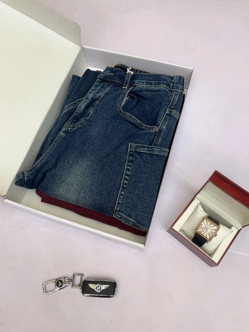 【嗨外购】6888#轻奢定制弯刀潮流时尚休闲裤