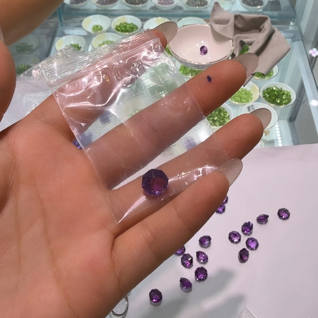 平***生烟晶手链未镶嵌紫水晶