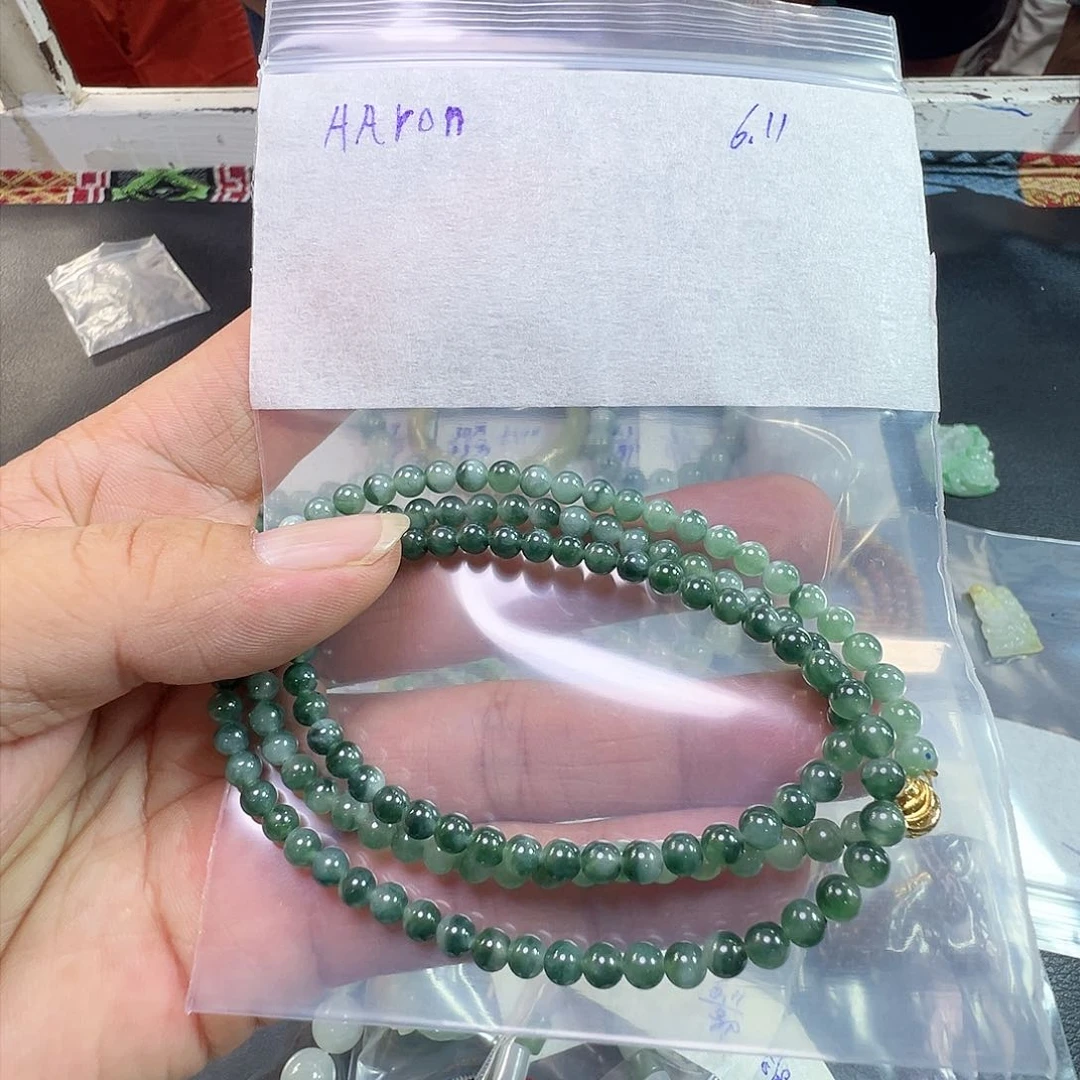 定制翡翠未镶嵌A***n缅甸天然翡翠A货
