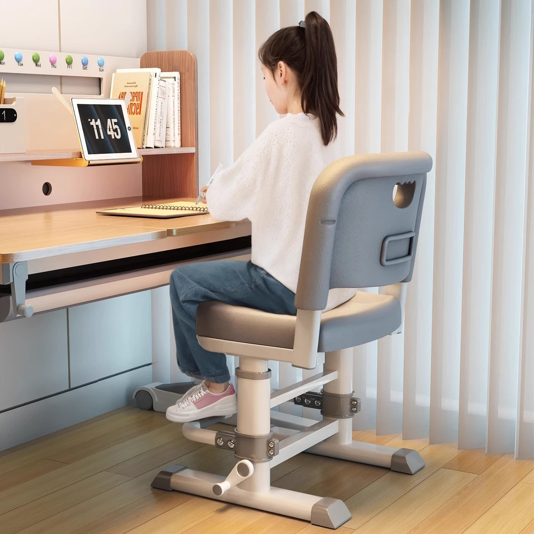 儿童学习椅学生家用写字椅子可升降调节纠正坐姿专用座椅书桌凳子