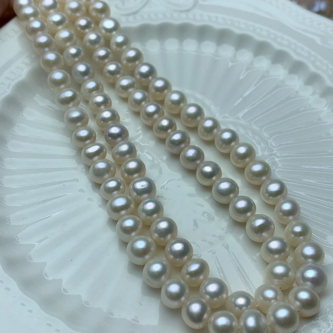 淡水珍珠7-8未镶嵌w89项链