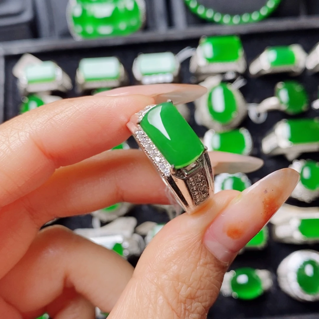 未镶嵌戒指翡翠天然翡翠正品