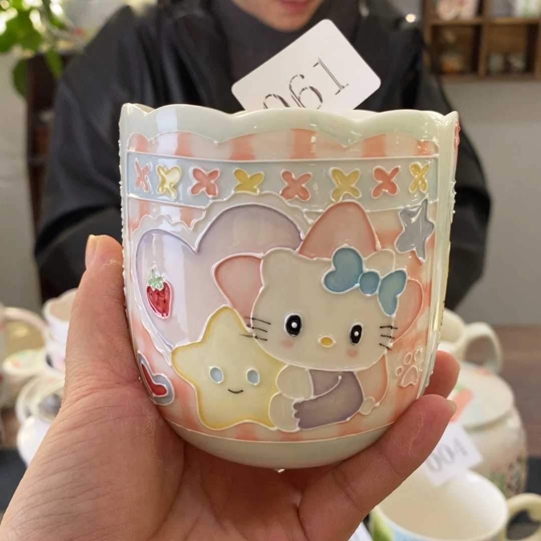 瓷片景德镇釉下彩手绘