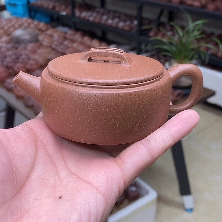 茶杯紫砂小汉瓦黄降坡