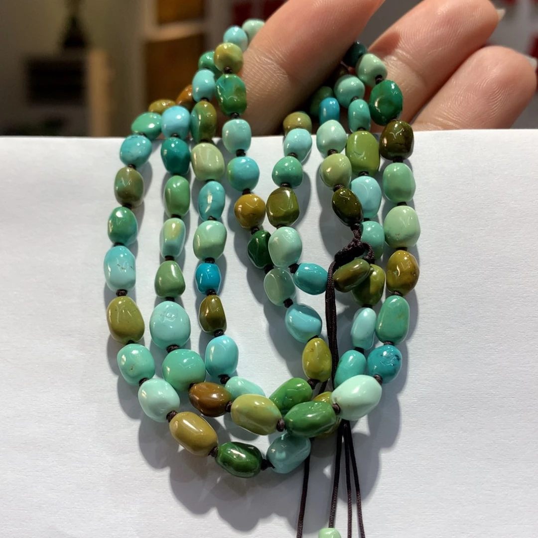 未镶嵌绿松石长链