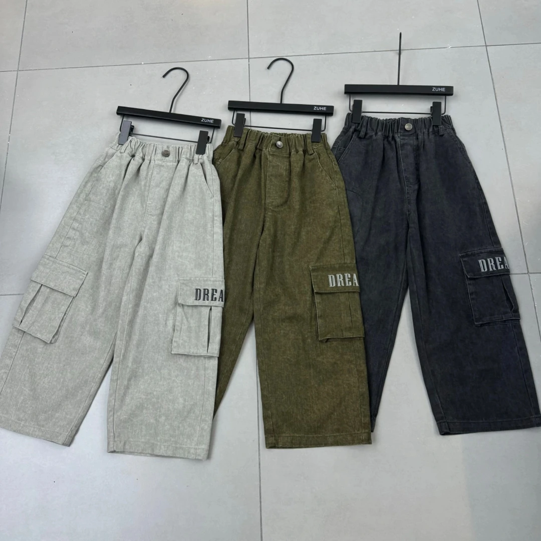 【郭郭童品】扎染工装裤89661